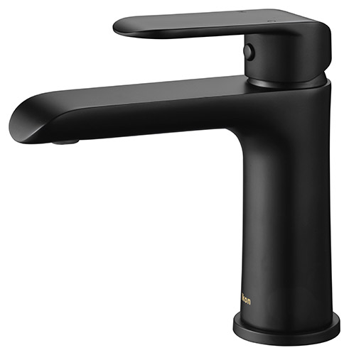 ikon kara basin mixer black hyb11-201mb