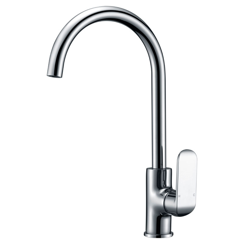 ikon kara gooseneck sink mixer chrome hyb11102