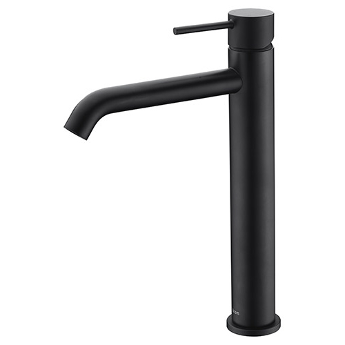 ikon hali high rise basin mixer black hyb88-202b