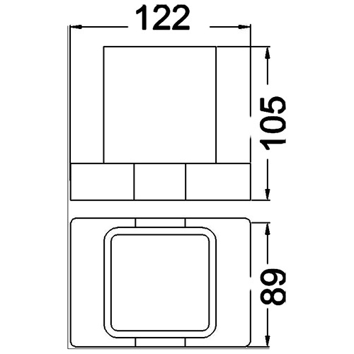 ikon seto single tumbler holder 3806-s