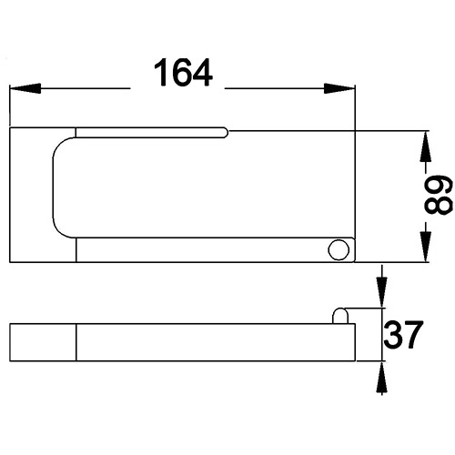 ikon seto toilet roll holder 3807-s