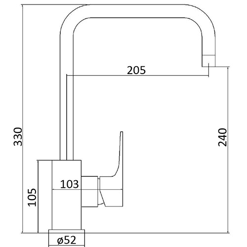 Lava Sink Mixer - Image 2
