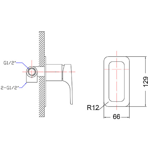 Eden Wall Mixer - Image 3