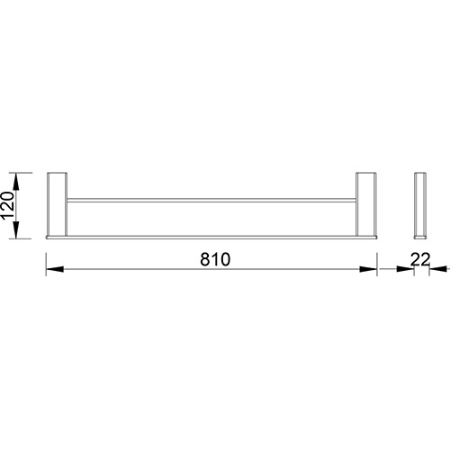 Aiko Towel Rails - Image 3