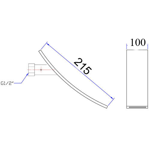 Square Waterfall Bath Spout - Image 2