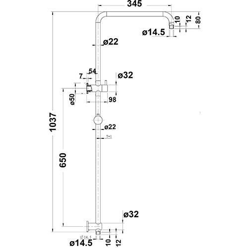 Cora Three Multifunction Shower - Image 2