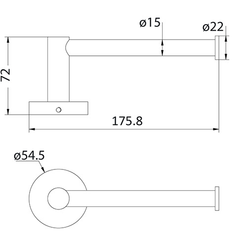 Opus Toilet Roll Bar - Image 4