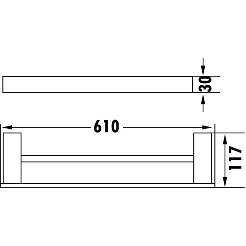 Rosa Black Towel Rails - Image 5