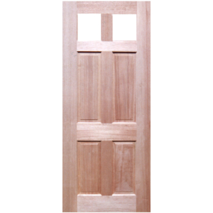 Colonial 6P GL Solid Timber Door