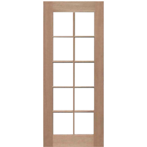 French 10L Solid Timber Door