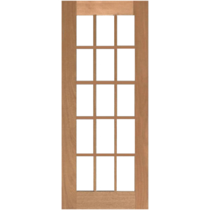 French 15L Solid Timber Door