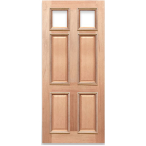 Colonial 6P GL Solid Timber Door HM