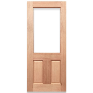 Half French 1L 2P Solid Timber Door