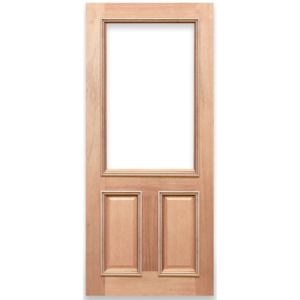 Half French 1L 2P Solid Timber Door HM