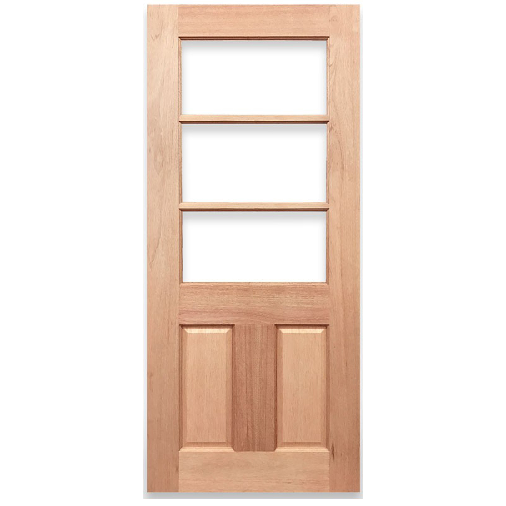 Half French 3l 2p Solid Timber Door Elegant Building Supplies