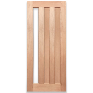 Oxford 2P1G/2 Modern Solid Timber Door