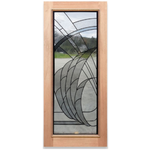 TQA Swan L LL Triple Glazed Solid Timber Door