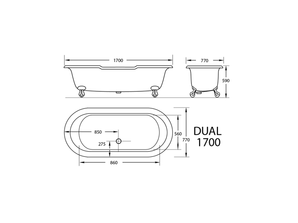 Dual Claw Foot Bath - Image 2