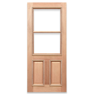 Half French 2L 2P Solid Timber Door HM
