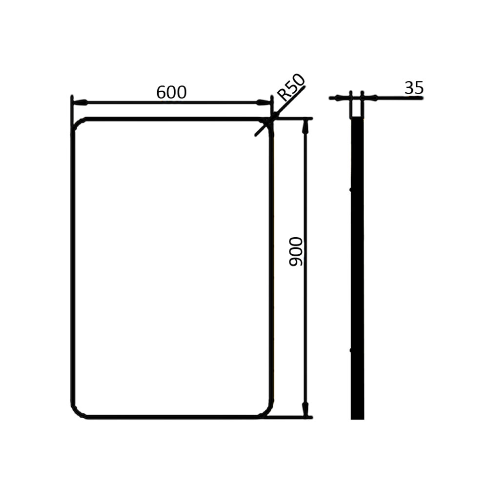 Eden Rectangular Mirror - Image 2