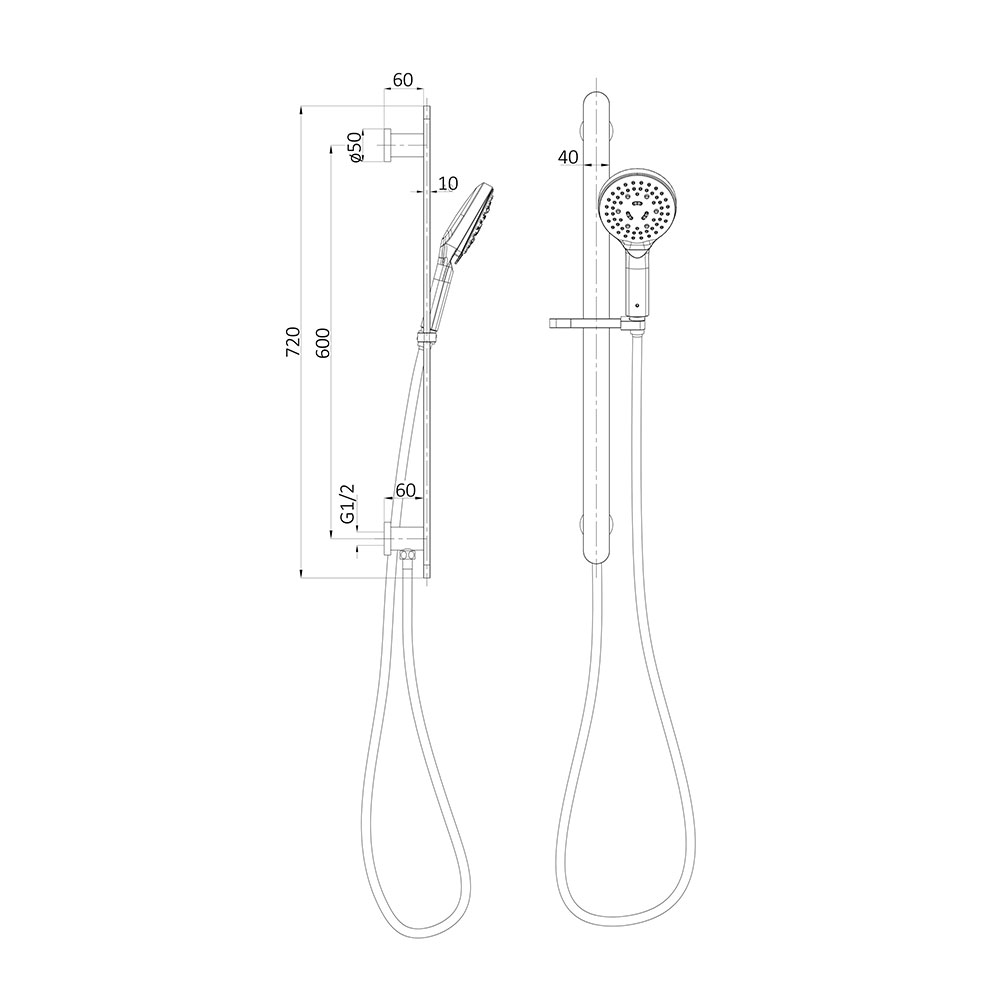Kara Sliding Shower Type 2 - Image 3