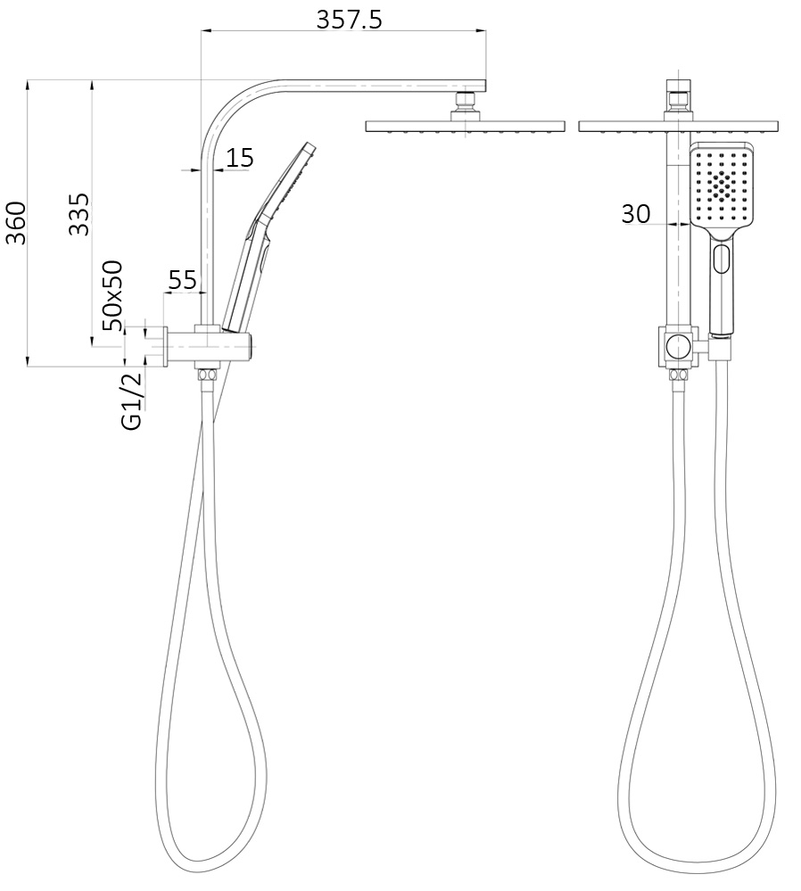 Sando Mini Multifunction Shower - Image 3