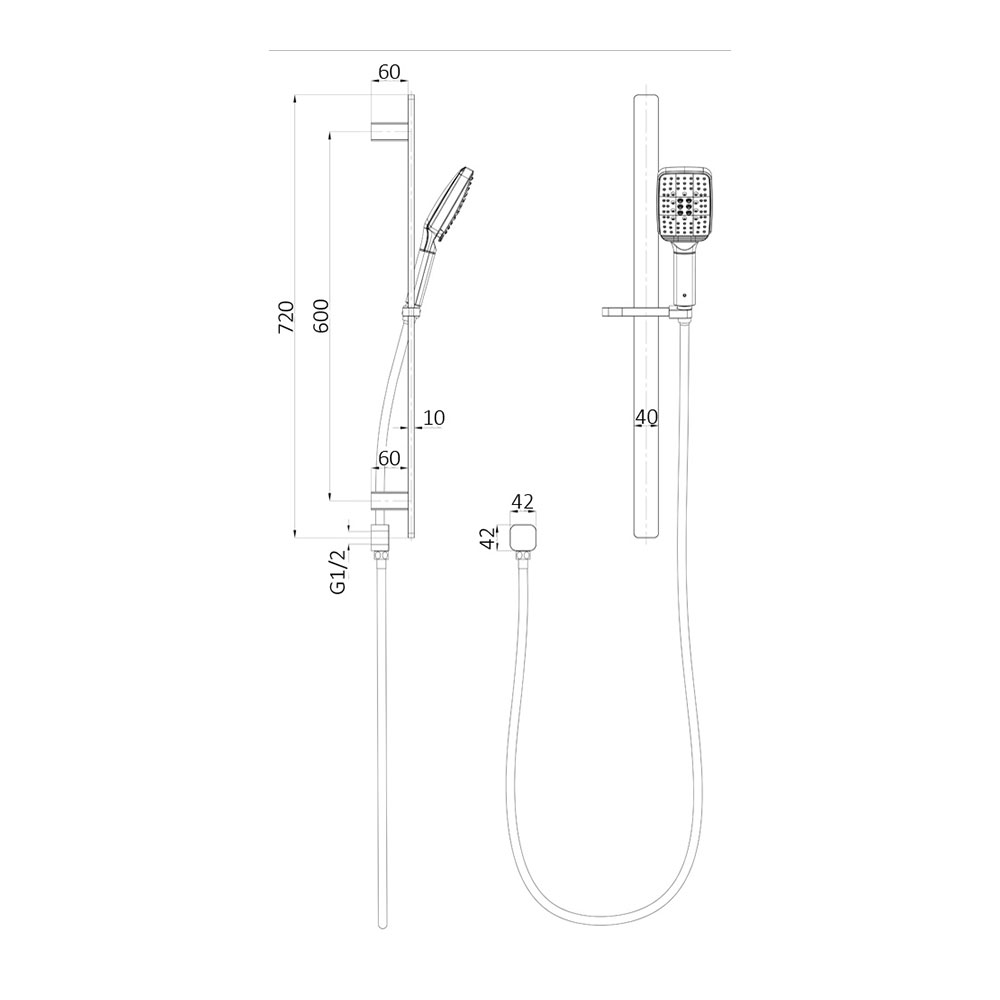 Seto Sliding Shower - Image 3